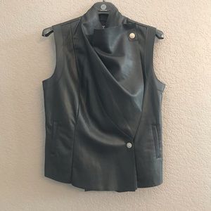Kut Pleather Moto Vest
